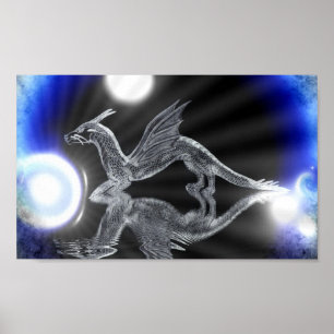 Pôster Dragão Azul