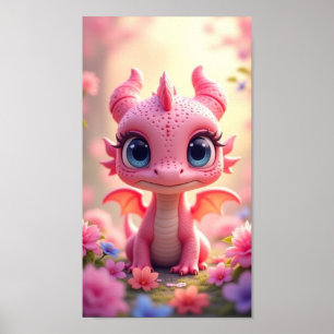 Poster Dragão Bebê