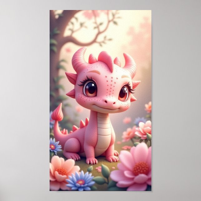 Poster Dragão Bebê (Frente)