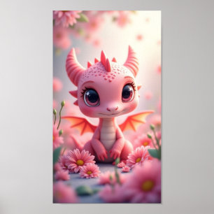 Poster Dragão Bebê