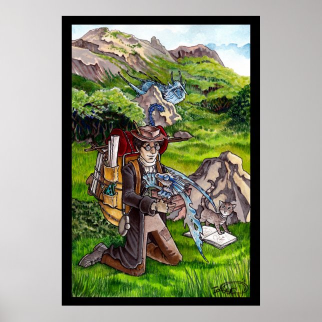 Pôster Dragão bebê (Frente)