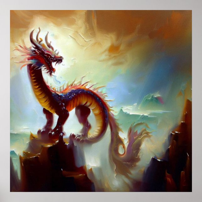 Poster Dragão chinês (28) (Frente)