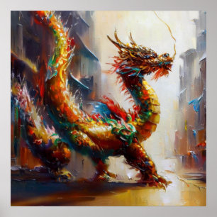 Poster Dragão chinês (4)