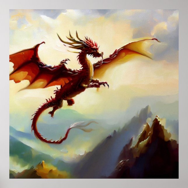 Poster Dragão chinês (7) (Frente)