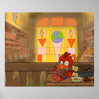 Pôster Dragão da Biblioteca