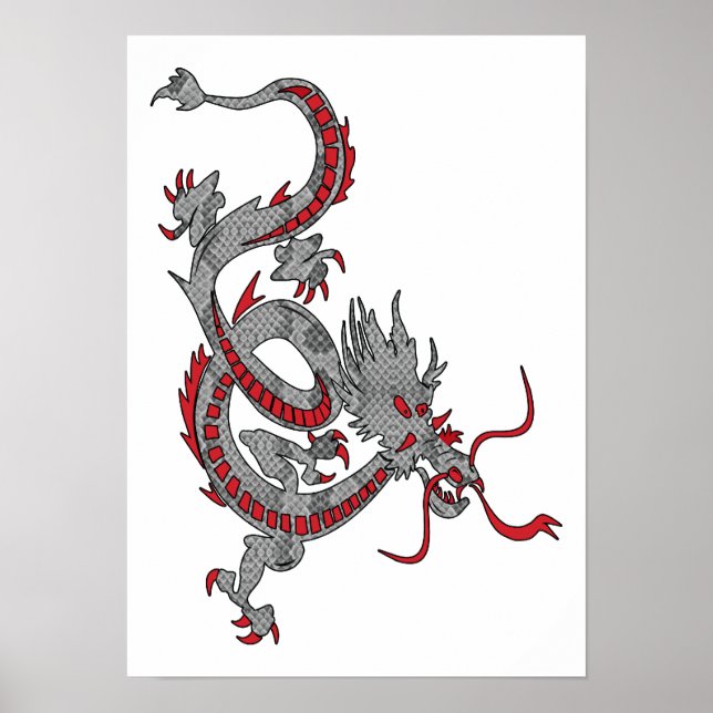 Poster Dragão de Ano Novo Chinês (Frente)