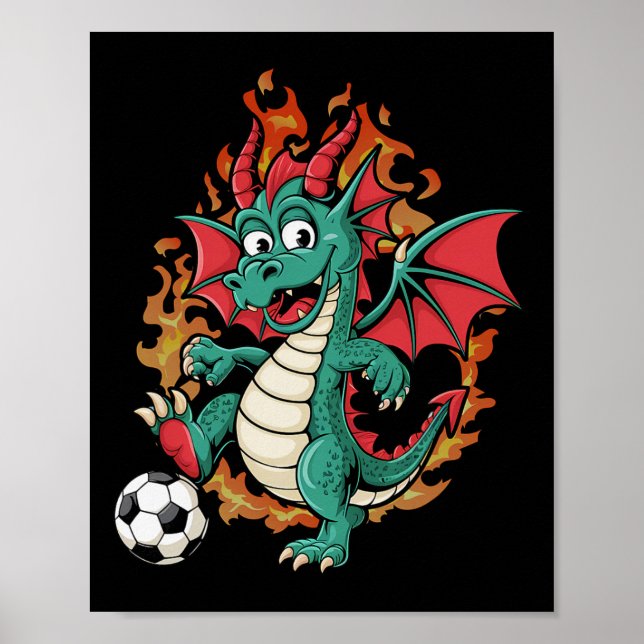 Poster Dragão de Futebol  (Frente)