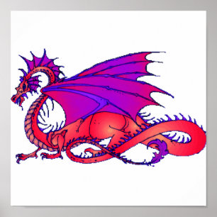 Pôster Dragão do arco-íris