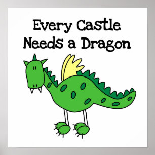 Pôster Dragão do castelo