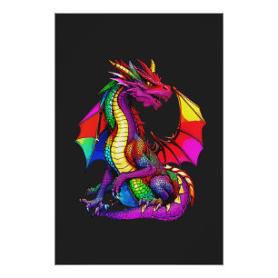 Pôster Dragão do Orgulho LGBTQ+