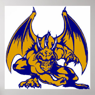 Poster Dragão dourado