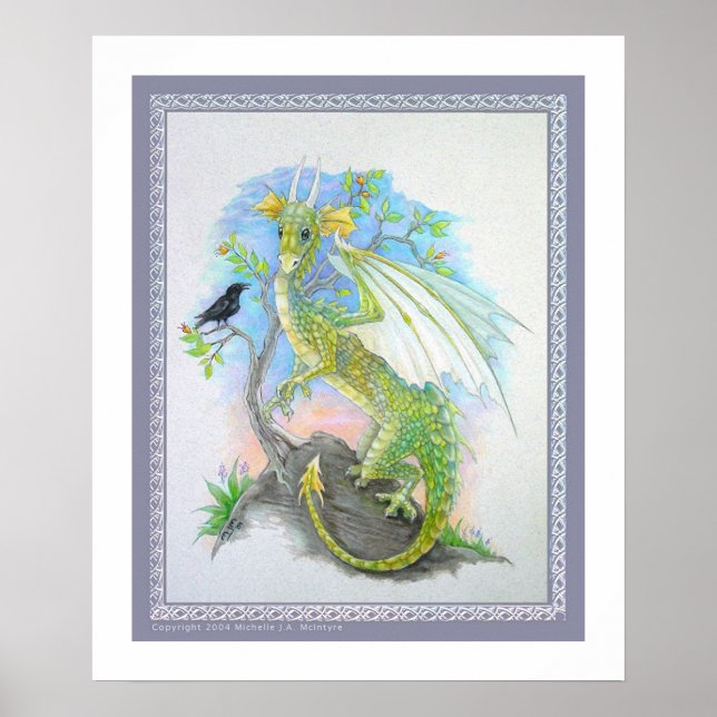 Poster Dragão e o Raven (Frente)