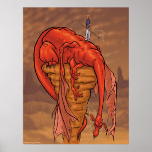 Poster Dragão Esbarrado