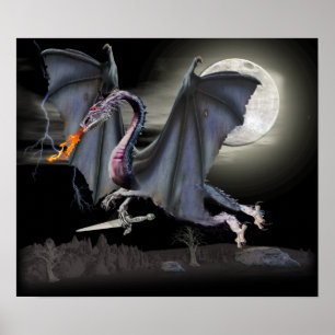 Poster dragão fantasia