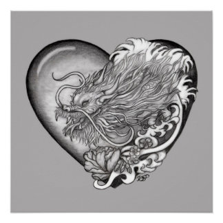 Pôster Dragão Heart