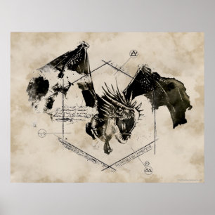 Pôster Dragão Horntail Húngaro