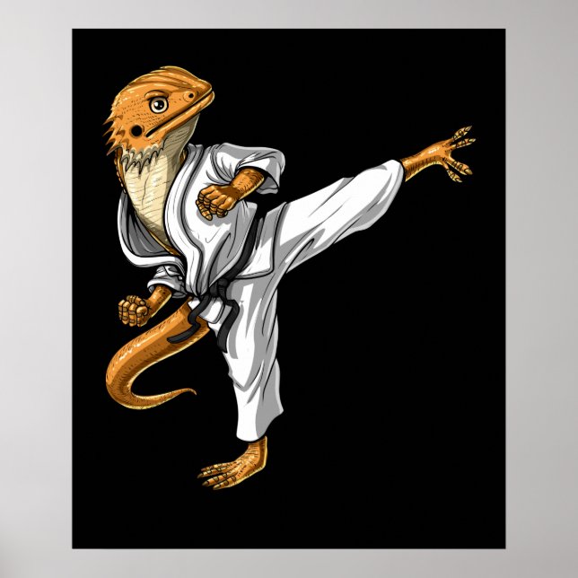 Poster Dragão Karate (Frente)