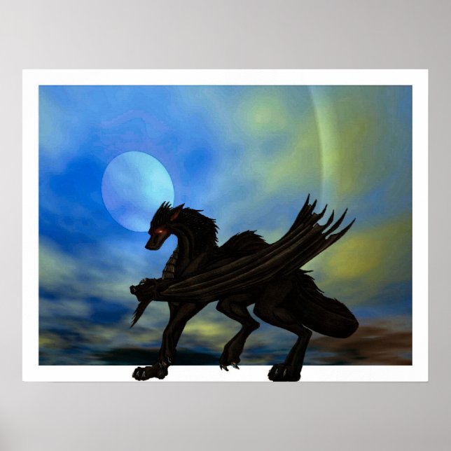 Pôster Dragão Na Prowl (Frente)