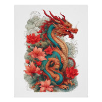 Dragão Oriental poderoso