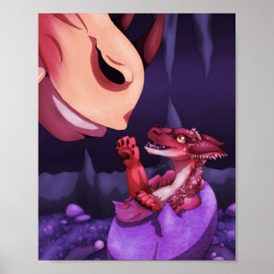 Poster Dragão recém-nascido