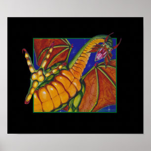 Poster Dragão Shivan do MtG