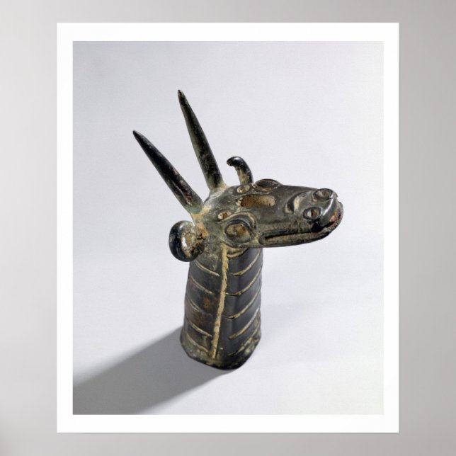 Pôster Dragão, símbolo do deus Marduk, Pe Assírio Atrasad (Frente)