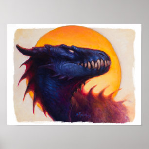 Poster Dragão Sunset 3