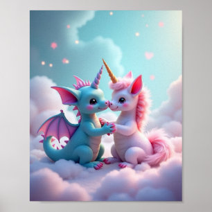Poster Dragão Unicorn/Unicorn