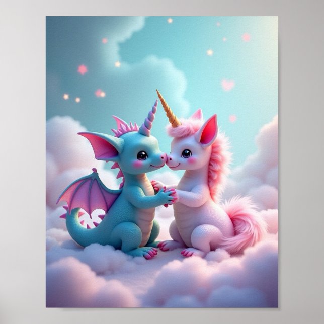 Poster Dragão Unicorn/Unicorn (Frente)