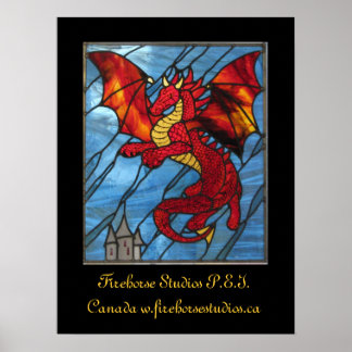 Pôster Dragão Vermelho