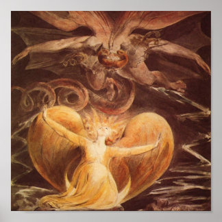 Pôster Dragão Vermelho excelente e a Mulher Vestida com S