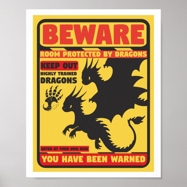 Poster Dragões (Frente)