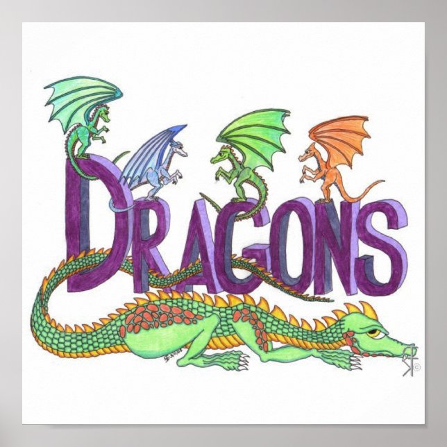Poster Dragões (Frente)