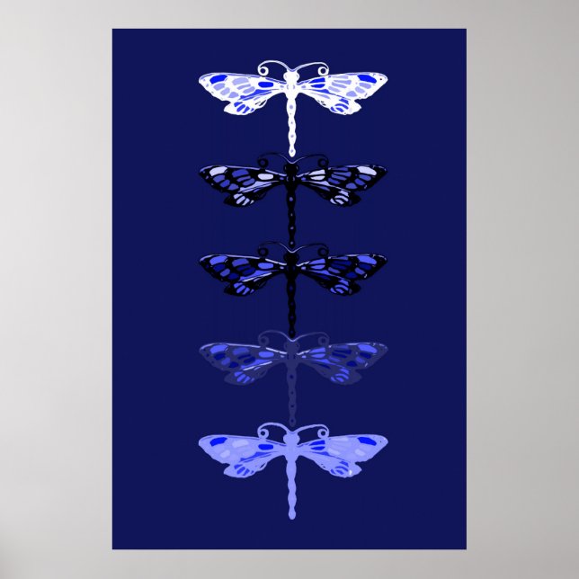 Pôster Dragões Azuis (Frente)