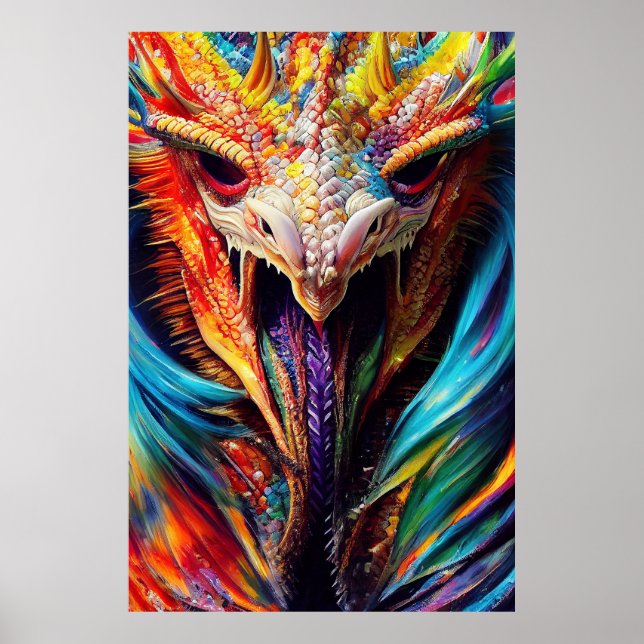 Poster Dragon Animal Discovery Adventure Planet Nature (Frente)