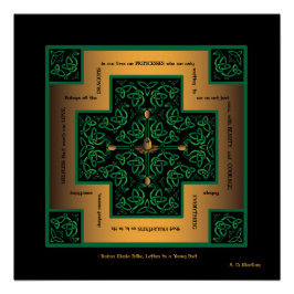 Pôster Dragon Egg Celtic Cross