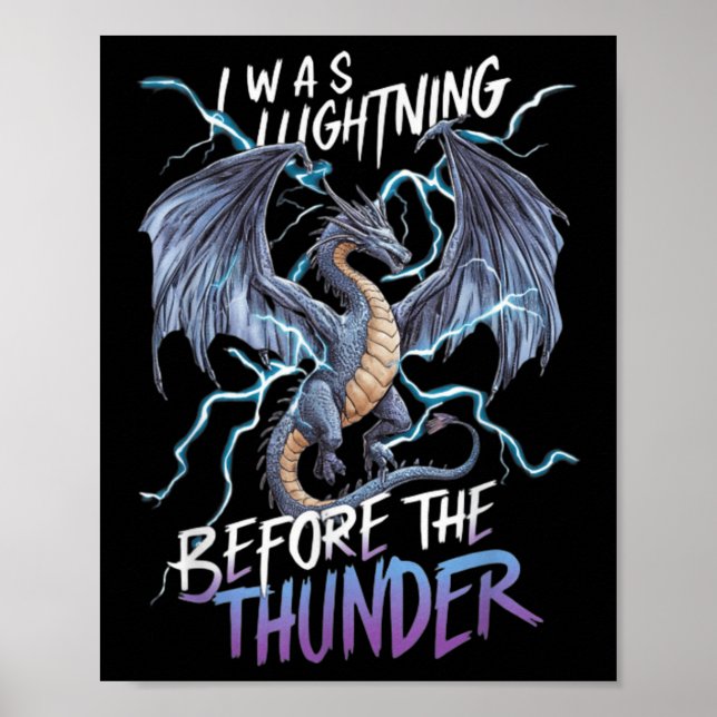 Poster Dragon Fantasy Art Design (Frente)