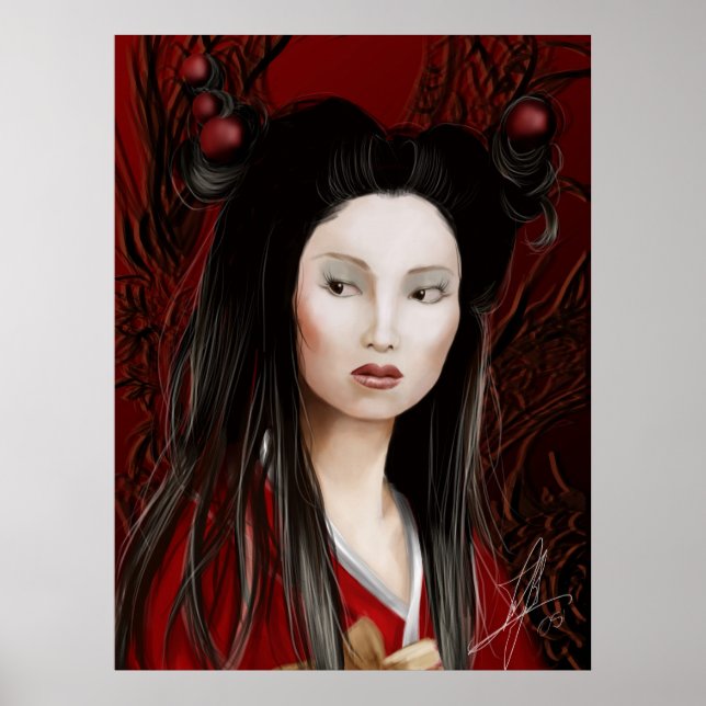 Poster Dragon Geisha (Frente)