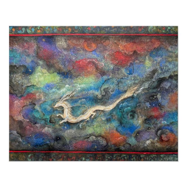 Pôster Dragon in the Clouds (Frente)