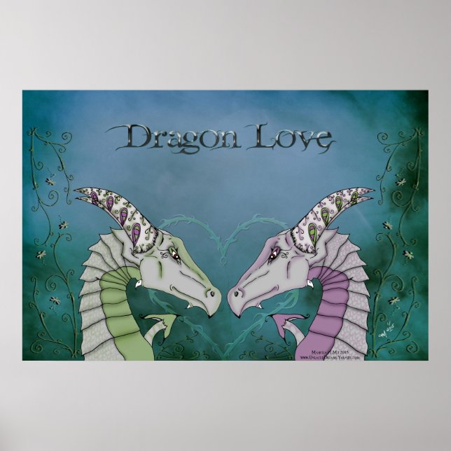 Pôster Dragon Love (Frente)