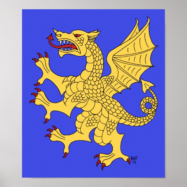 Pôster Dragon Rampant Ou (Frente)