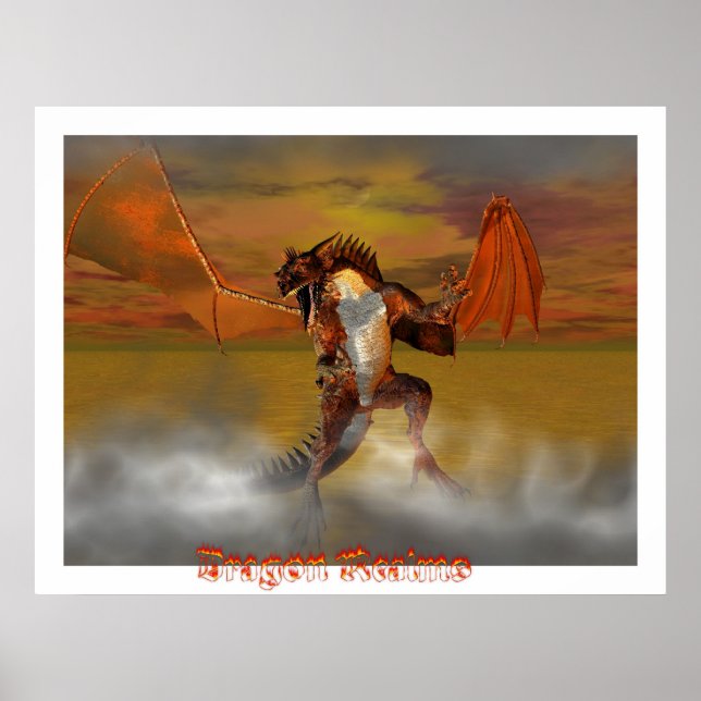 Poster Dragon Realms (Frente)