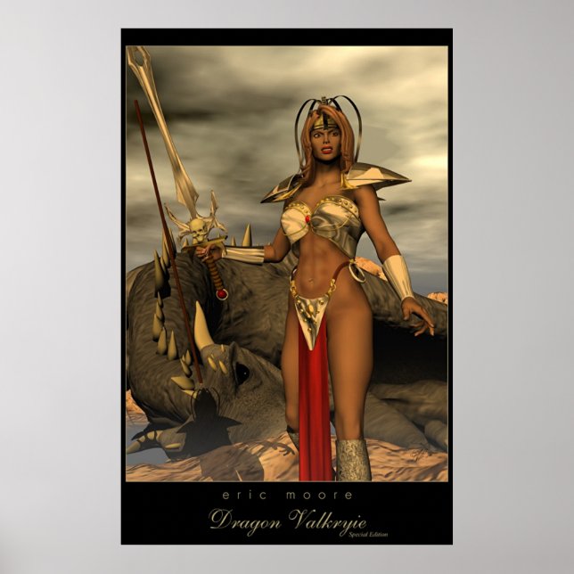 Pôster Dragon Valkryie edição especial (Frente)