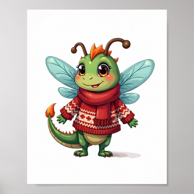 Poster Dragonfly de Natal (Frente)