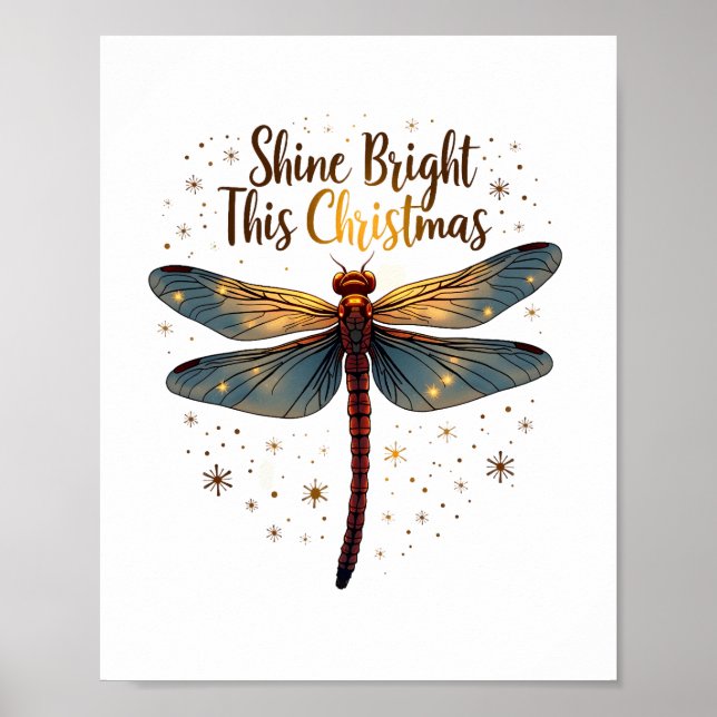 Poster Dragonfly Estrela de Natal (Frente)