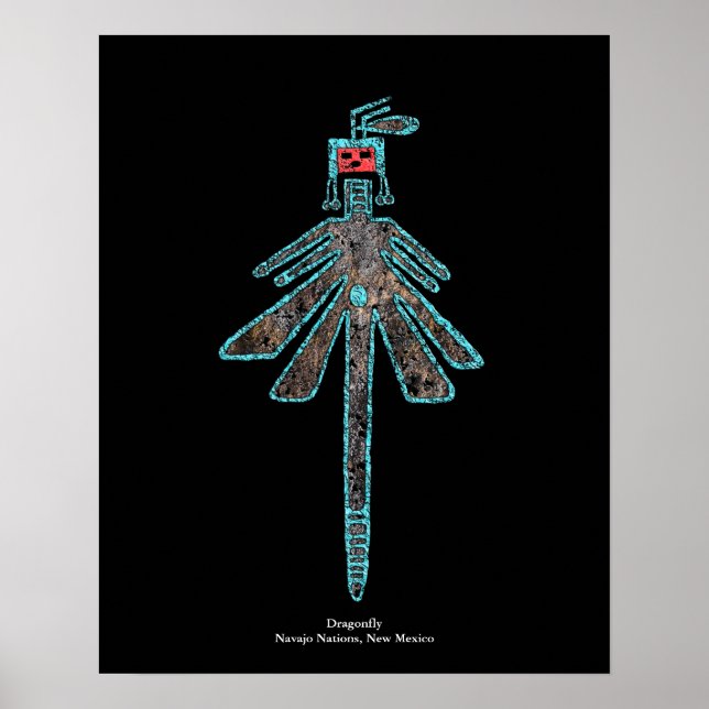 Poster Dragonfly, Mitologia de Insetos (Frente)