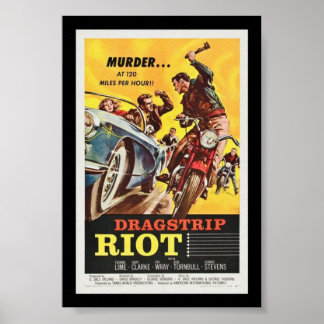 Pôster Dragstrip Riot
