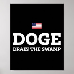 Poster Drain Do Departamento De Eficiência Do Governo