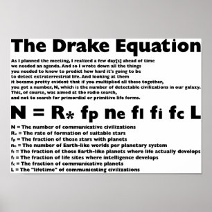Poster Drake_Equação