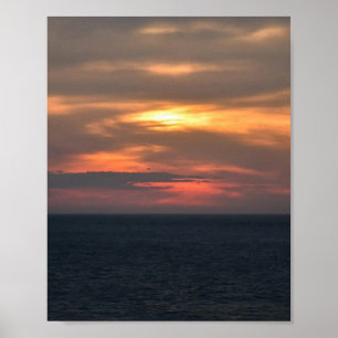 Poster Drama de Nuvens ao Amanhecer, Ocean City